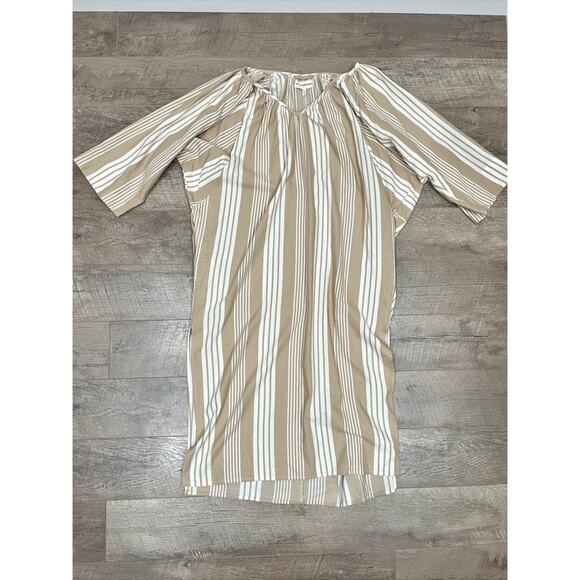 Mara Hoffman Luz Burch Striped Coverup Dress w/ Belt - Picture 12 of 16